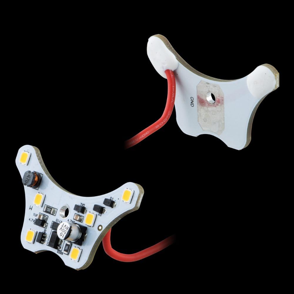 ⭐️LEDの胡蝶蘭⭐️マーカーランプ⭐️電球交換タイプ⭐️ Amazon | トラック用 蝶マーカーランプ用 LEDユニット 電球色 12/24V